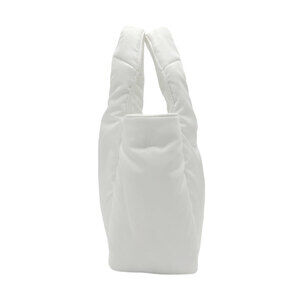 Prada nylon handbag shoulder white bag